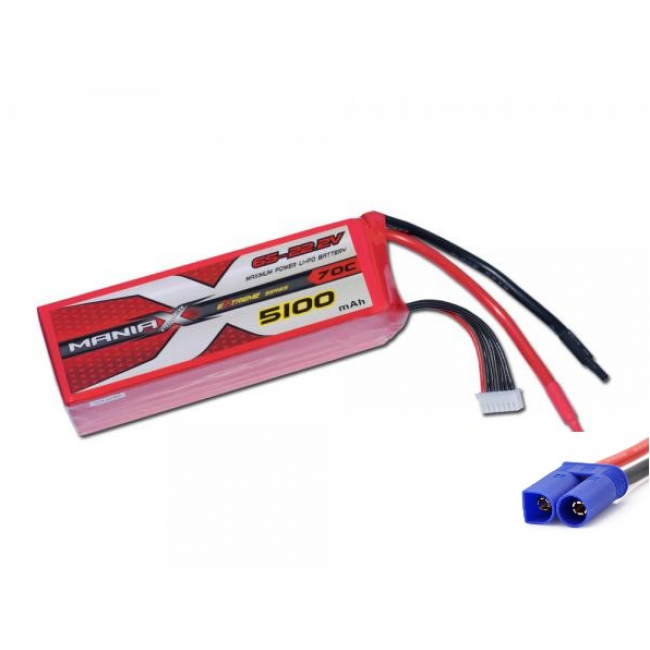 5100mAh 70C 6S 22.2V ManiaX