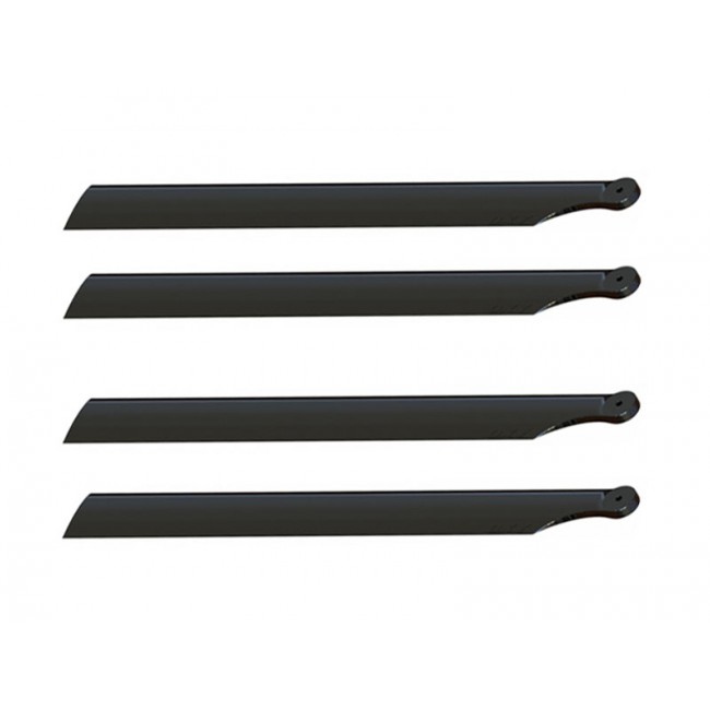 SP-OXY2-081 - Carbon Plastic Main Blade 210mm, 2 set, Black