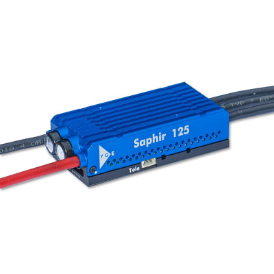 ESC, YGE Saphir 125 Brushless ESC 125A with Telemetry 4-8S